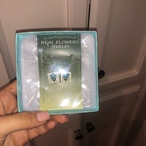 Real Flowers Jewelry Earrings